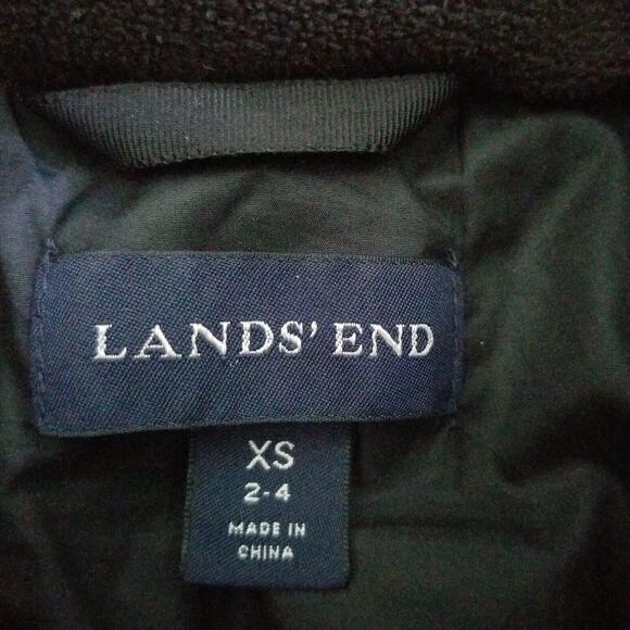 Land's End Womens Black Winter Hooded Down Knee Length Jacket Size XS 2-4 - Picture 3 of 13